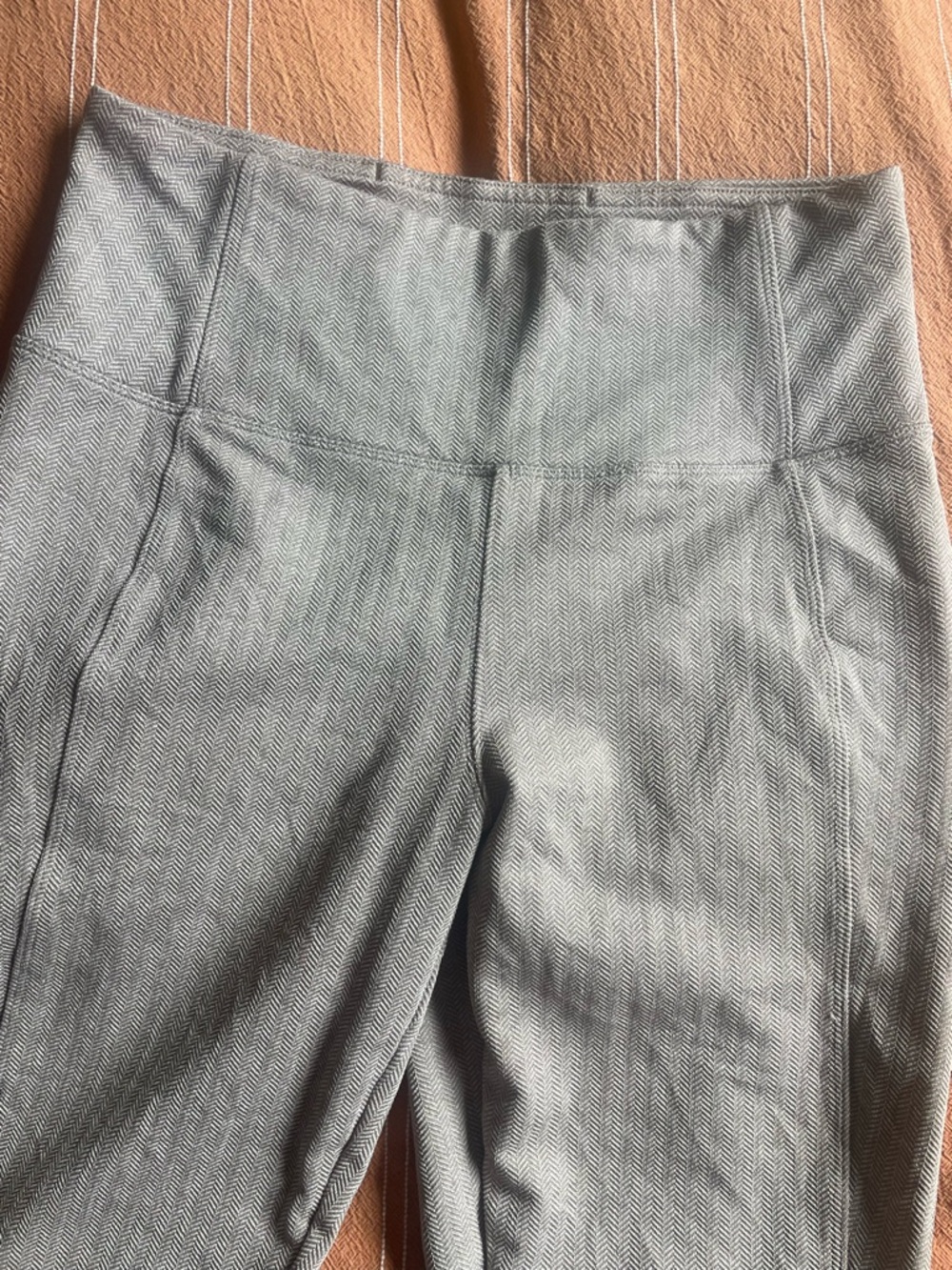 Athleta Delancey Herringbone Ponte Leggings - Light Taupe